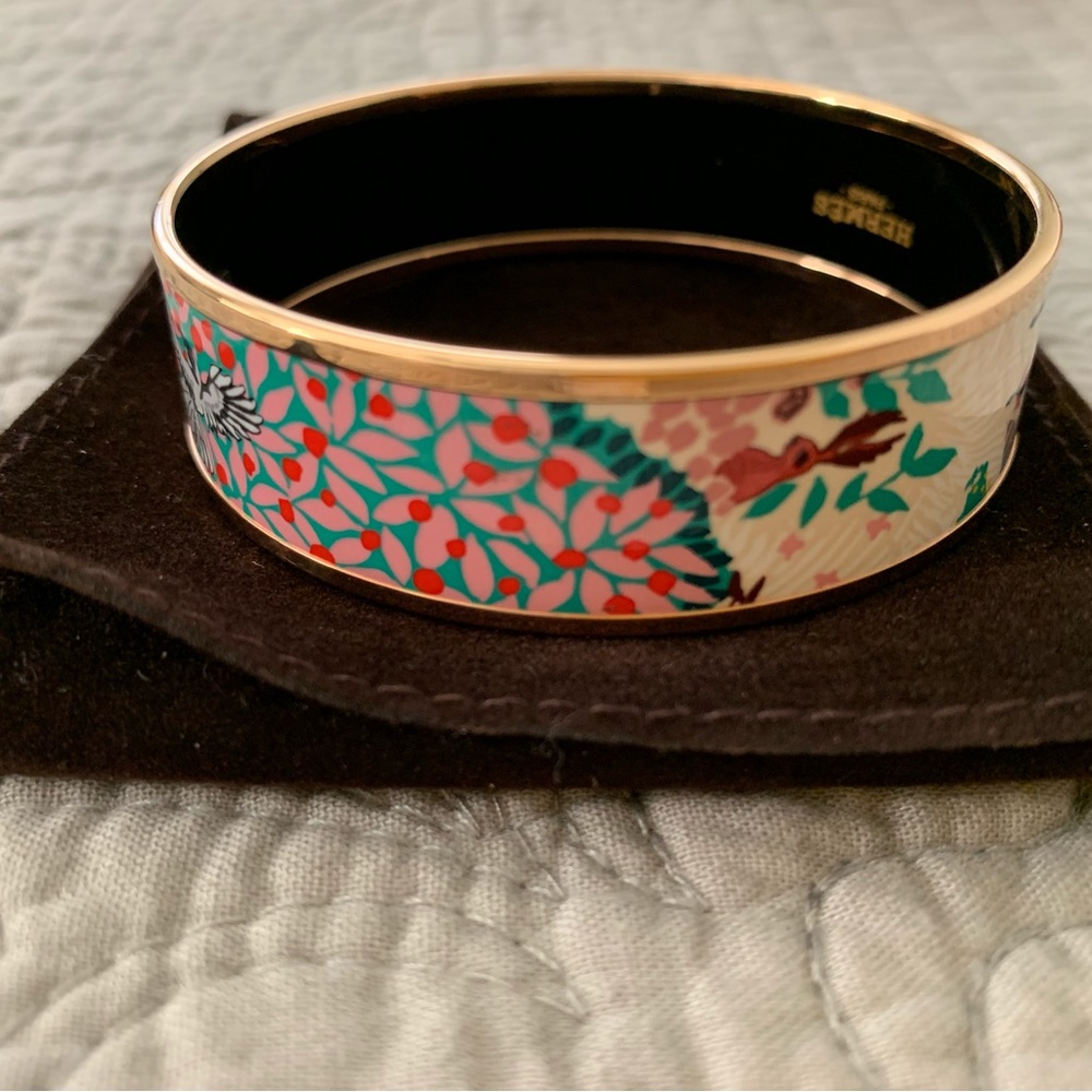 Hermes Dans Un Jardin Anglais Baroque Bangle Bracelet